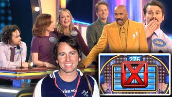 Jason Ritter Gets Goofy Behind the Scenes of 'Celebrity Family Feud'